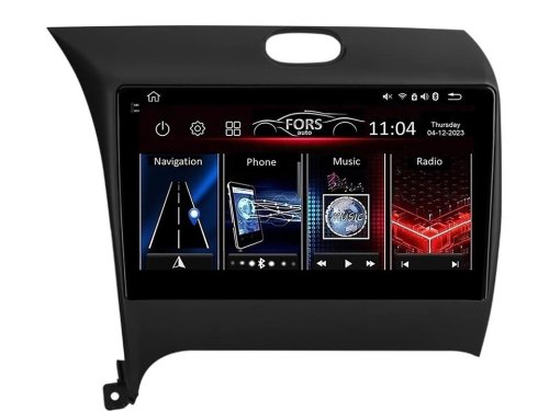 Штатная магнитола FORS.auto FS 4 MAX Qled для Kia Cerato/K3 (4+32Gb, 9") 2012-2018