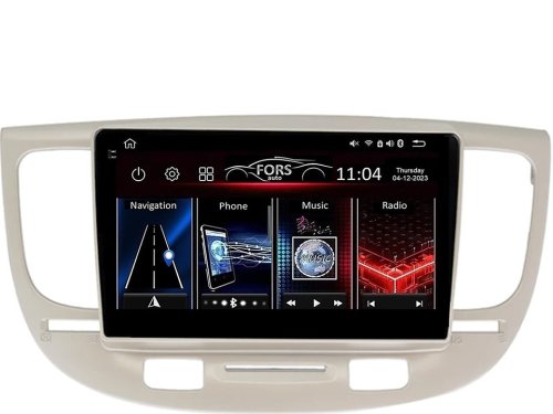Штатная магнитола FORS.auto FS 4 MAX Qled для Kia Rio (4+32Gb, 9") 2005-2011