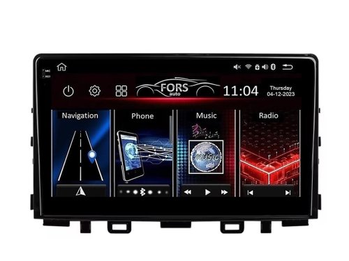 Штатная магнитола FORS.auto FS 4 MAX Qled для Kia Rio (4+32Gb, 9") 2017-2019