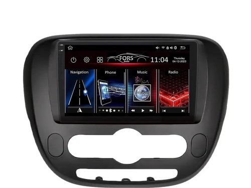 Штатная магнитола FORS.auto FS 4 MAX Qled для Kia Soul (4+32Gb, 9") 2013-2019