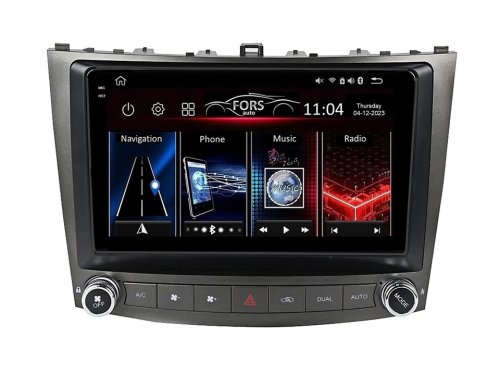 Штатная магнитола FORS.auto FS 4 MAX Qled Lexus IS200/IS220/IS250/IS300/IS350 (4+32Gb, 10") 2005-2012