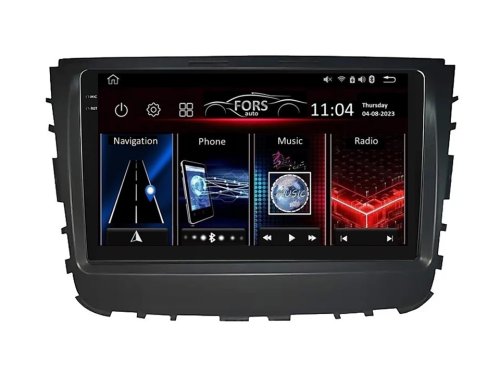 Штатная магнитола FORS.auto FS 4 MAX QLed для SsangYong Rexton (4+32Gb, 10") 2018