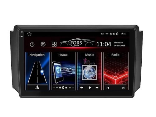 Штатная магнитола FORS.auto FS 4 MAX QLed для SsangYong Rexton (4+32Gb, 9") 2002-2006