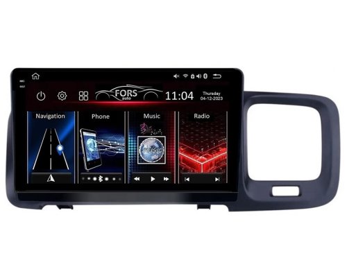 Штатная магнитола FORS.auto FS 4 MAX Qled для Volvo S60 (4+32Gb, 9") 2014-2018