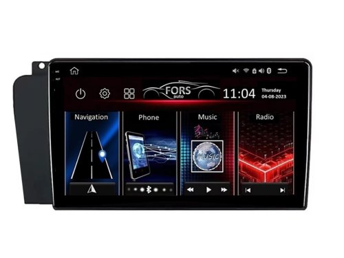 Штатная магнитола FORS.auto FS 4 MAX Qled для Volvo XC70/V70/S60 (4+32Gb, 9") 2004-2007