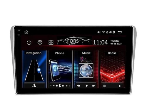 Штатна магнітола FORS.auto FS 4 MAX для Hyundai Getz (4+32Gb, 9") 2004-2006