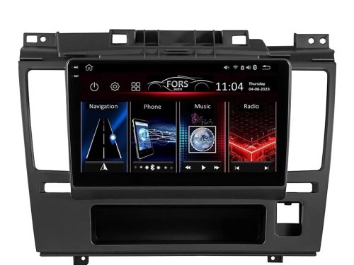 Штатная магнитола FORS.auto FS 4 MAX для Nissan Tiida (4+32Gb, 9", black) 2005-2010