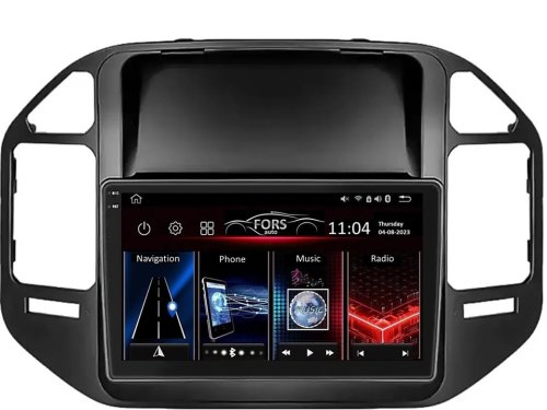 Штатная магнитола FORS.auto FS 4 PRO для Mitsubishi V73 Pajero (4+64Gb, 9") 2004-2011