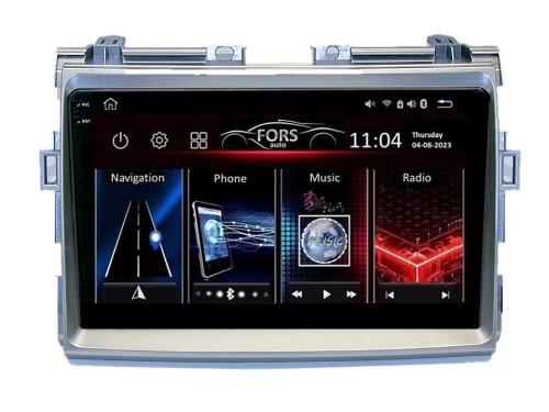 Штатная магнитола FORS.auto FS 4 PRO для Toyota Previa/Estima/Tarago (4+64Gb, 9") 2006+