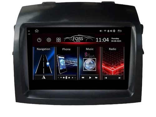 Штатная магнитола FORS.auto FS 4 PRO для Toyota Sienna (4+64Gb, 9") 2004-2010