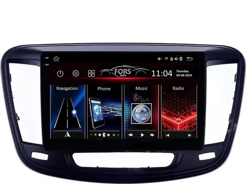 Штатная магнитола FORS.auto FS 6 MAX для Chrysler 200 (6+128Gb, 9") 2015-2017
