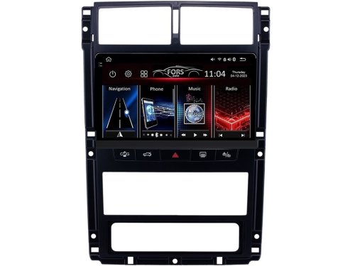 Штатна магнітола FORS.auto FS 6 MAX для Peugeot 405 (6+128Gb, 9") 2006-2007