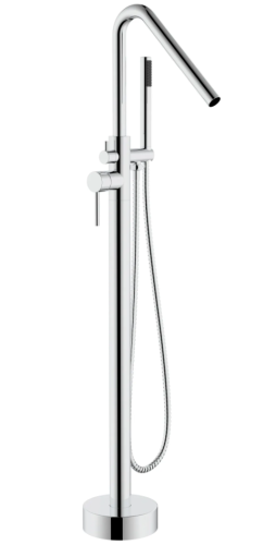 Смеситель для ванны REA ARAS CHROME хром напольный