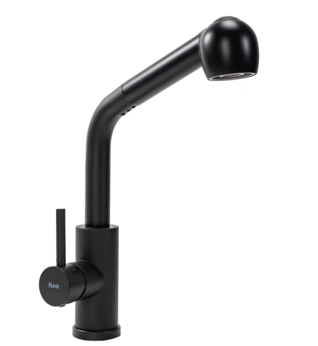 Смеситель для кухни REA TROY BLACK черный *
