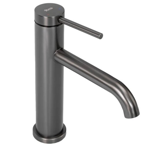 Смеситель для раковины (умывальника) REA CLIF TYTAN графит низкий