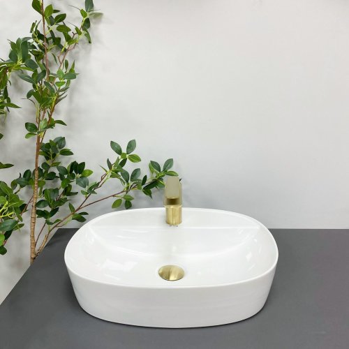 Умывальник (раковина) VBI AGORDO M WHITE накладной