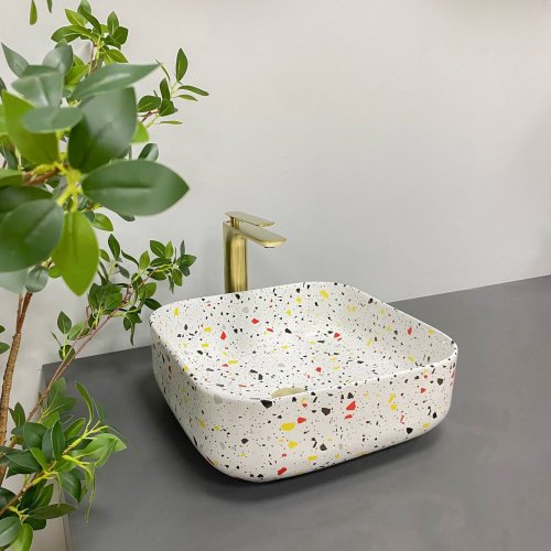 Умивальник (раковина) VBI ALGHERO S TE?ZO GLOSSY накладний