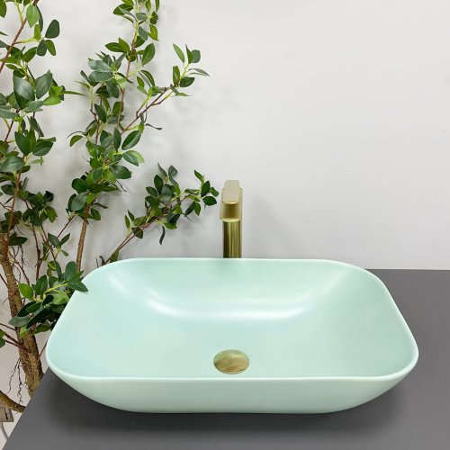 Умывальник (раковина) VBI AVEZZANO GREEN MATT накладной