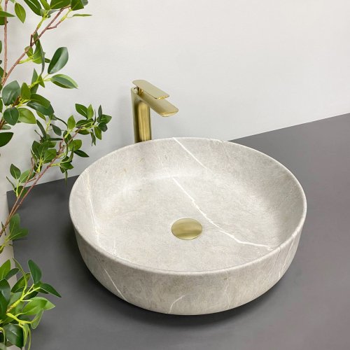 Умывальник (раковина) VBI BARI GREY STONE MATT накладной