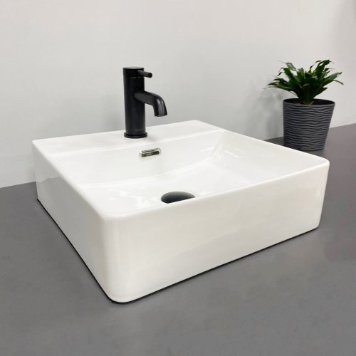 Умывальник (раковина) VBI BITONTO S WHITE накладной подвесной