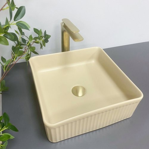 Умывальник (раковина) VBI BOLZANO BEIGE MATT накладной