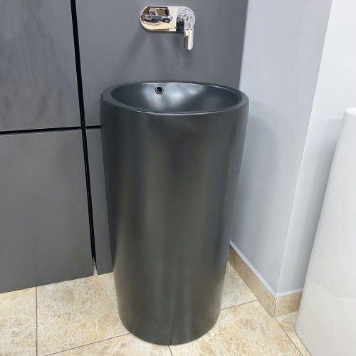 Умывальник (раковина) VBI MATERA BLACK MATT напольный