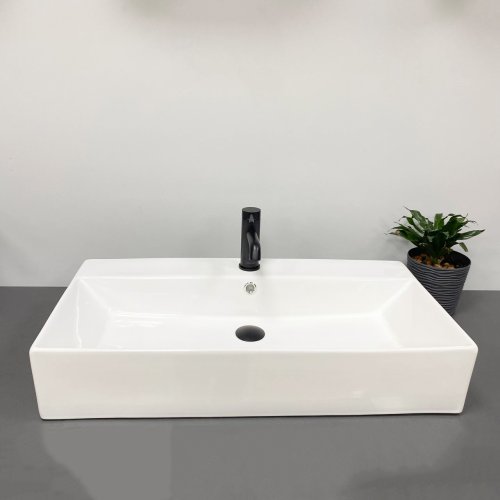 Умивальник (раковина) VBI PADUA 80 WHITE накладний підвісний