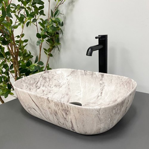 Умывальник (раковина) VBI RAVENNA STONE MATT накладной