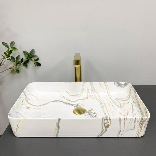 Умывальник (раковина) VBI TRIEST STAINS MATT накладной