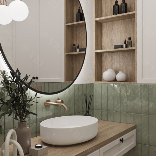 Умывальник (раковина) VBI UDINE WHITE накладной