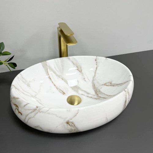 Умывальник (раковина) VBI VENETO LAVA GLOSSY накладной