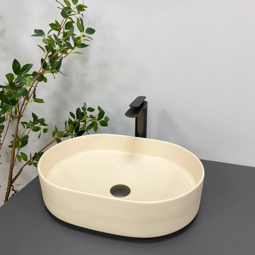 Умывальник (раковина) VBI VERONA 50 BEIGE MATT накладной