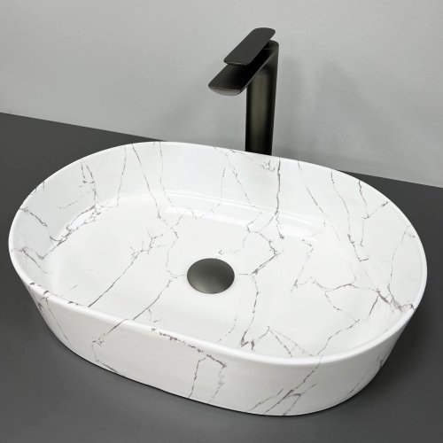 Умывальник (раковина) VBI VERONA 50 MARMO GLOSSY накладной