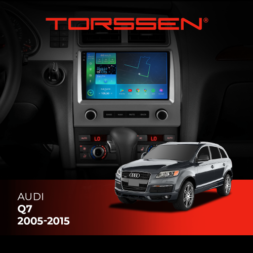 Штатная магнитола 2K Torssen Audi Q7 2005-2015 FL9 4+64Gb 4G Carplay DSP
