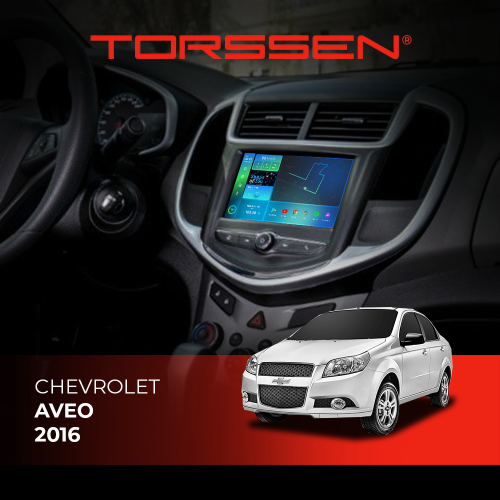 Штатная магнитола Torssen 2K DTS Chevrolet Aveo 16-F9432 4G Carplay DSP