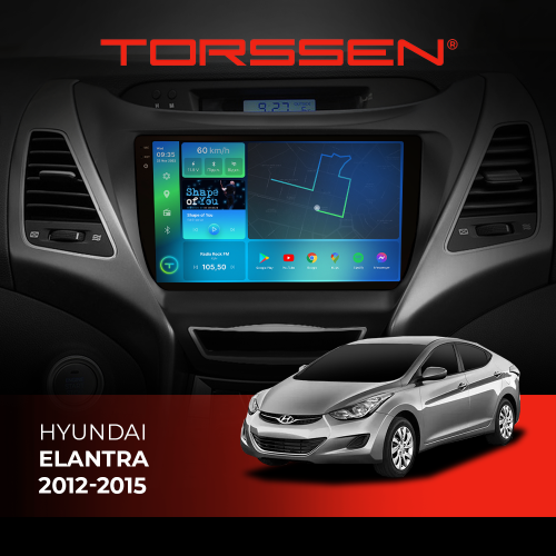 Штатна магнітола Torssen 2K DTS Hyundai Elantra 2012-2015 F9432 4G Carplay DSP