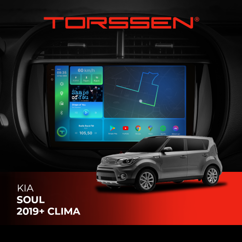 Штатная магнитола Torssen 2K DTS Kia Soul 2019+ F9432 4G Carplay DSP