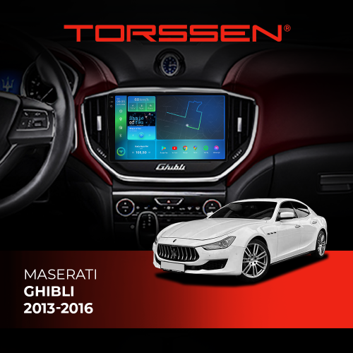 Штатная магнитола Torssen 2K DTS Maserati Ghibli 2013-2016 F9432 4G Carplay DSP