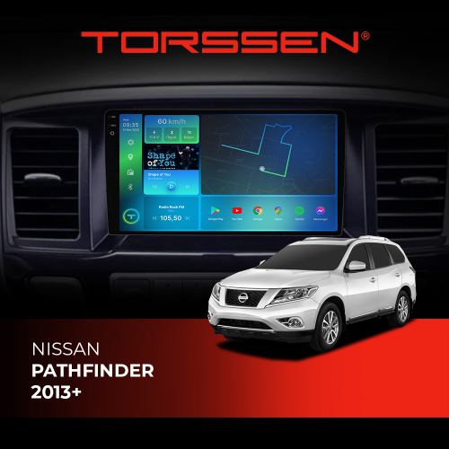 Штатная магнитола Torssen 2K DTS Nissan Pathfinder 2013+ F9432 4G Carplay DSP