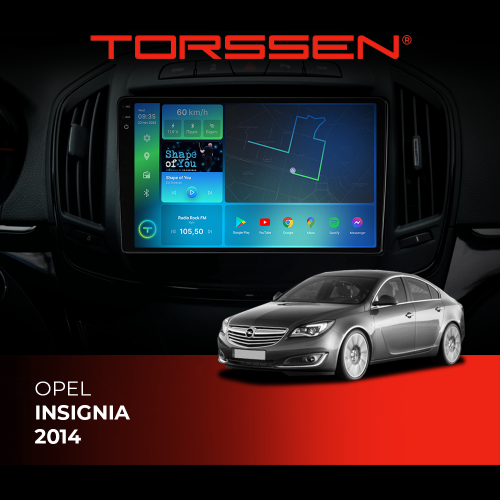 Штатная магнитола Torssen 2K DTS Opel Insignia 2014 F9432 4G Carplay DSP