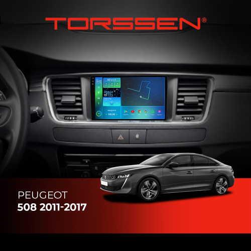 Штатная магнитола Torssen 2K DTS Peugeot 508 11-17 F9432 4G Carplay DSP