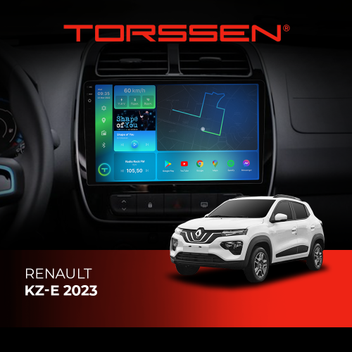 Штатная магнитола Torssen 2K DTS Renault KZ-E 2023+ F9432 4G Carplay DSP