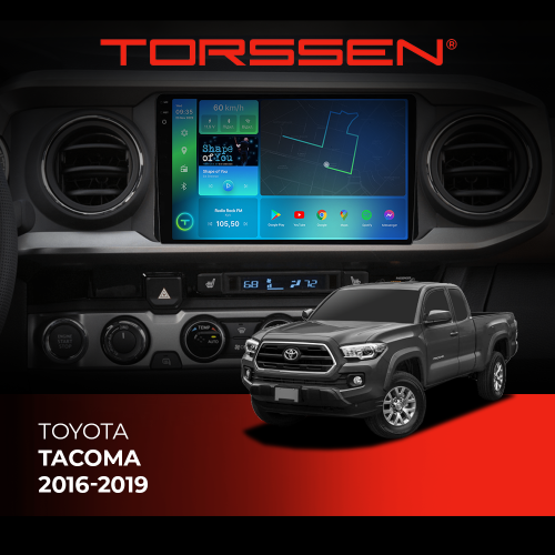 Штатная магнитола Torssen 2K DTS Toyota Tacoma 2016-2019 F9432 4G Carplay DSP
