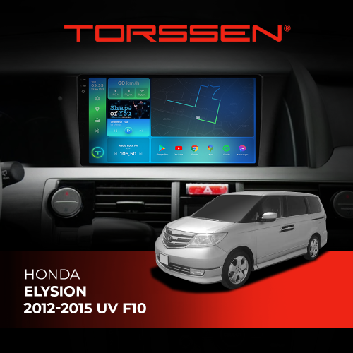 Штатна магнітола Torssen 2K Honda Elysion 2012-2015 UV F106128 4G Carplay DSP