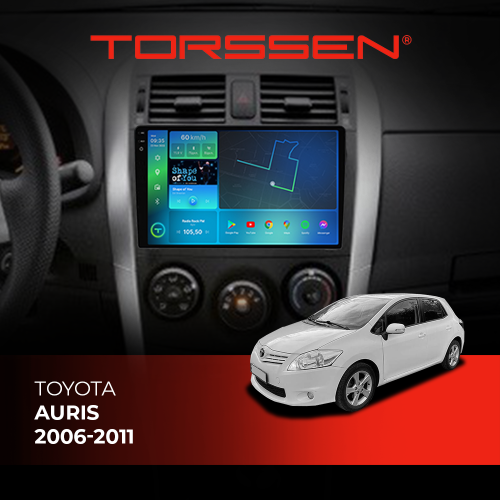 Штатная магнитола Torssen 2K Toyota Auris 2006-2011 F98256 4G Carplay DSP