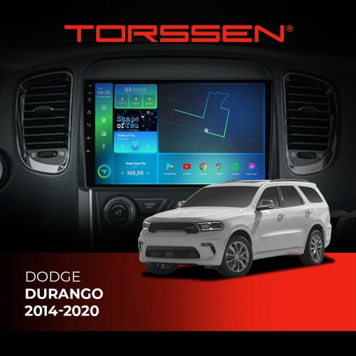 Штатна магнітола Torssen Dodge Durango 2014-2020 F9464 4G Carplay DSP