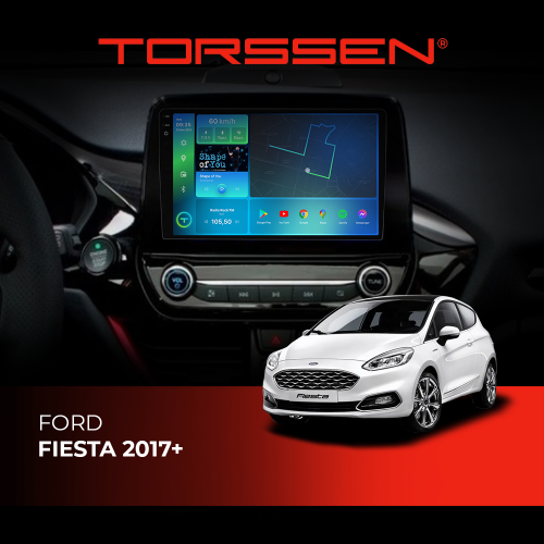Штатна магнітола Torssen Ford Fiesta 2017+ F10432 4G Carplay DSP