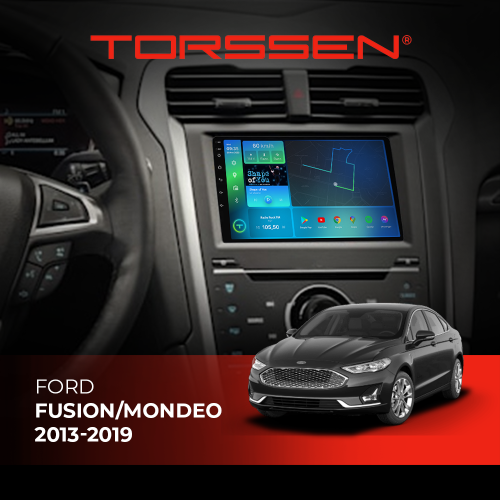 Штатная магнитола Torssen Ford Fusion/Mondeo 2013-2019 с кнопками F98256 4G Carplay