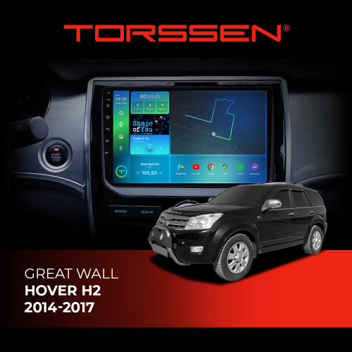 Штатная магнитола Torssen Great Wall Hover H2 2014-2017 FL9 4+64Gb 4G Carplay DSP