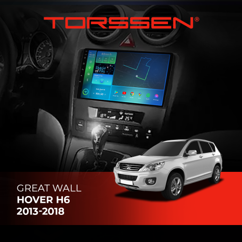 Штатная магнитола Torssen Great Wall Hover H6 2013-2018 FL9 4+64Gb 4G Carplay DSP